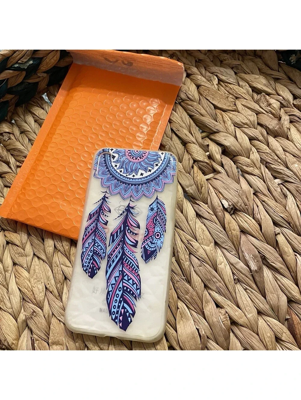 Dreamcatcher Mandala Phone Case For iPhone XS Max Boho Feather Clear Slim Cover